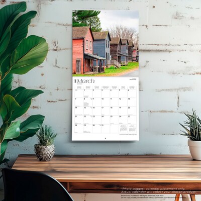 2027 BrownTrout Pennsylvania Places 12" x 12" Monthly Wall Calendar (9798330710485)