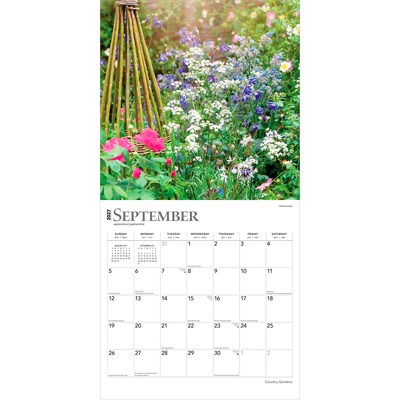 2027 BrownTrout Country Gardens 12" x 12" Monthly Wall Calendar (9798330711291)