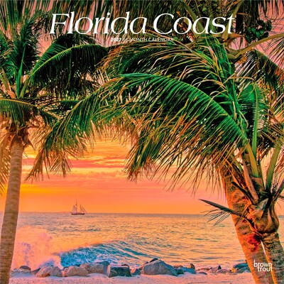 2027 BrownTrout Florida Coast 12 x 12 Monthly Wall Calendar (9798330710515)
