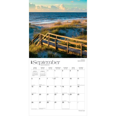 2027 BrownTrout Florida Coast 12" x 12" Monthly Wall Calendar (9798330710515)