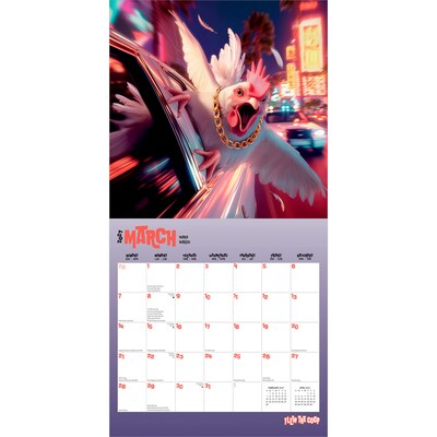 2027 BrownTrout Flew the Coop 12" x 12" Monthly Wall Calendar (9798330711406)