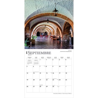 2027 BrownTrout Haciendas de Mexico Great Houses of Mexico 12" x 12" Monthly Wall Calendar (9798330711062)