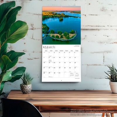 2027 BrownTrout Iowa Places 12" x 12" Monthly Wall Calendar (9798330714230)