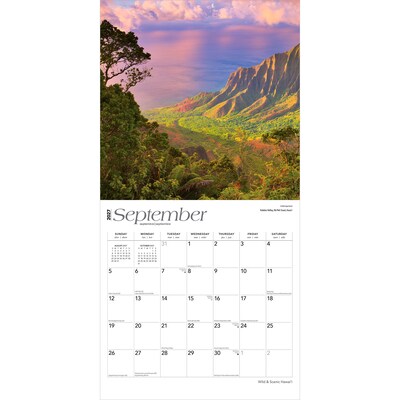 2027 BrownTrout Hawaii Wild & Scenic 12" x 12" Monthly Wall Calendar (9798330710553)