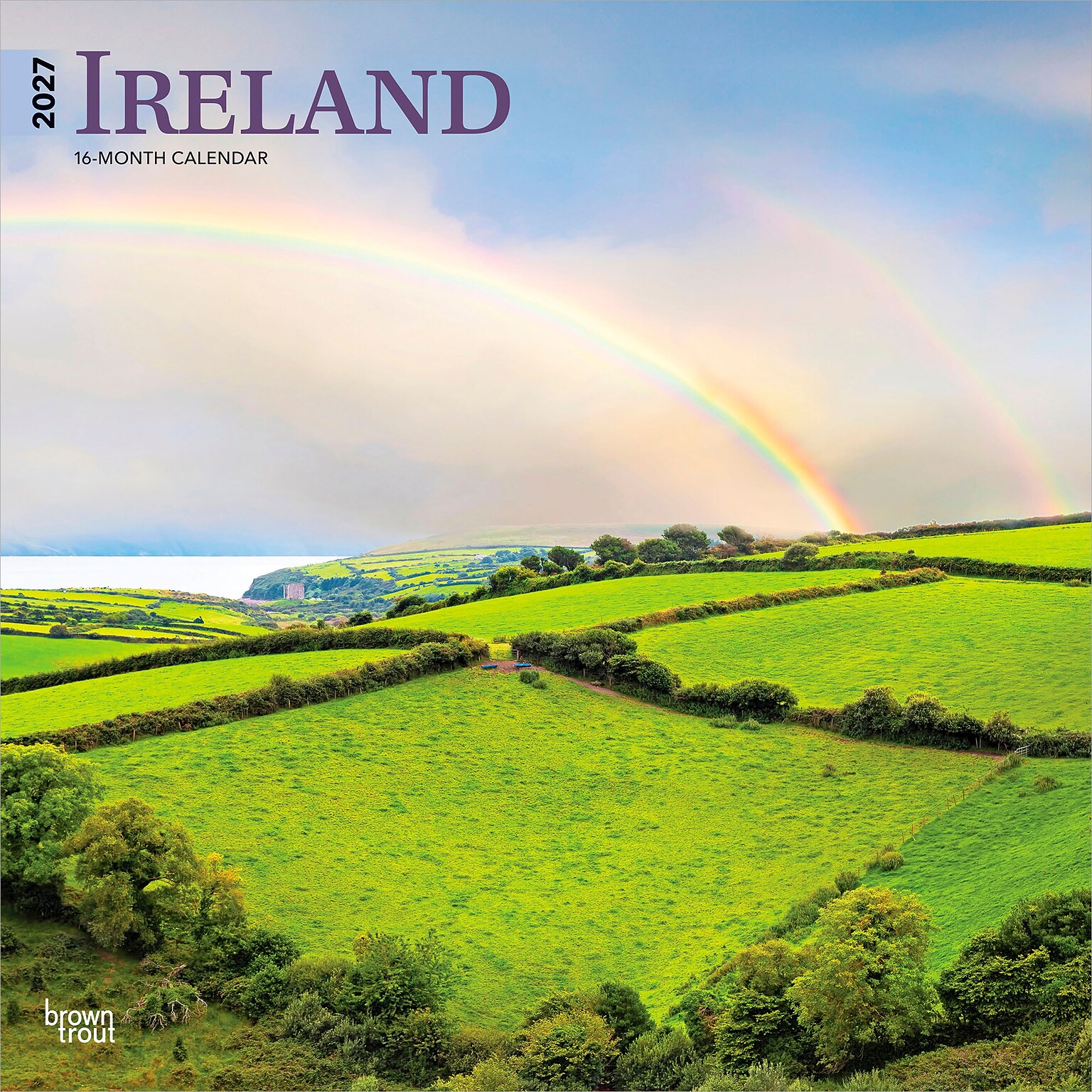 2027 BrownTrout Ireland 12 x 12 Monthly Wall Calendar (9798330711659)