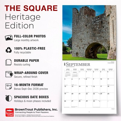 2027 BrownTrout Ireland 12" x 12" Monthly Wall Calendar (9798330711659)