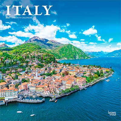 2027 BrownTrout Italy 12 x 12 Monthly Wall Calendar (9798330711666)
