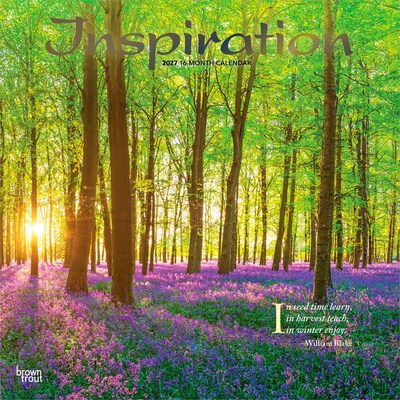 2027 BrownTrout Inspiration 12 x 12 Monthly Wall Calendar (9798330711482)