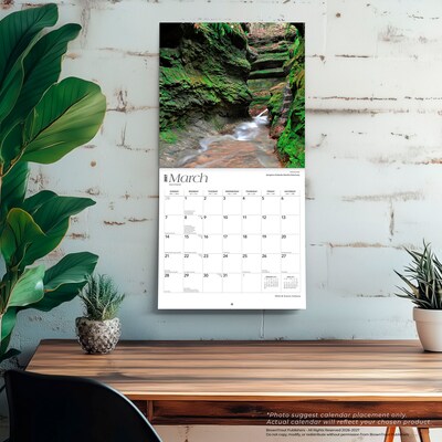 2027 BrownTrout Indiana Wild & Scenic 12" x 12" Monthly Wall Calendar (9798330710584)