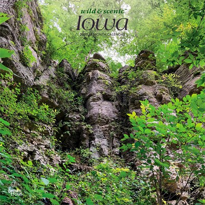 2027 BrownTrout Iowa Wild & Scenic 12 x 12 Monthly Wall Calendar (9798330714278)