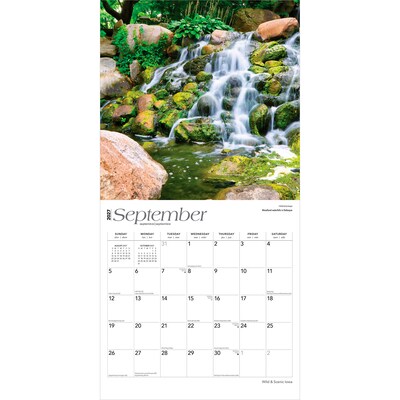 2027 BrownTrout Iowa Wild & Scenic 12" x 12" Monthly Wall Calendar (9798330714278)