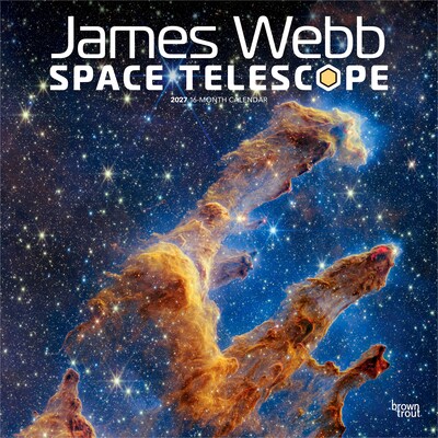 2027 BrownTrout James Webb Space Telescope 12 x 12 Monthly Wall Calendar (9798330711567)