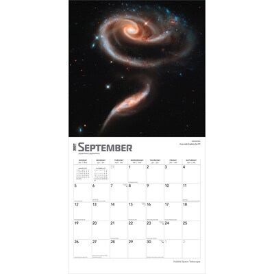 2027 BrownTrout Hubble Space Telescope 12" x 12" Monthly Wall Calendar (9798330711550)