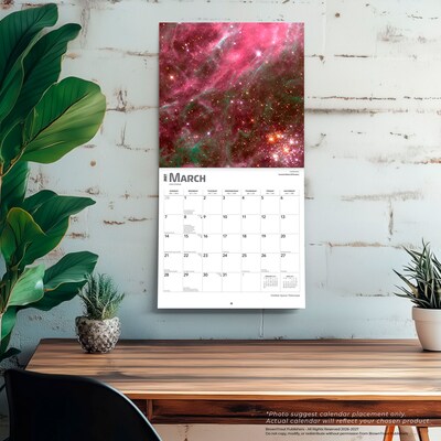 2027 BrownTrout Hubble Space Telescope 12" x 12" Monthly Wall Calendar (9798330711550)