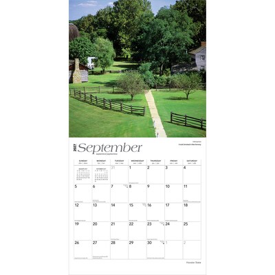 2027 BrownTrout Indiana Places 12" x 12" Monthly Wall Calendar (9798330714254)