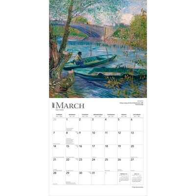 2027 BrownTrout Impressionists 12" x 12" Monthly Wall Calendar (9798330711130)