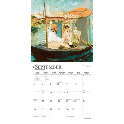 2027 BrownTrout Impressionists 12" x 12" Monthly Wall Calendar (9798330711130)