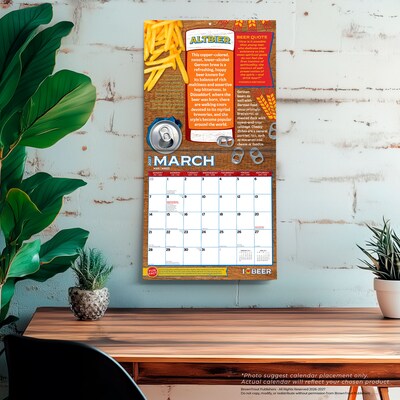 2027 BrownTrout I Love Beer 12" x 12" Monthly Wall Calendar (9798330711420)