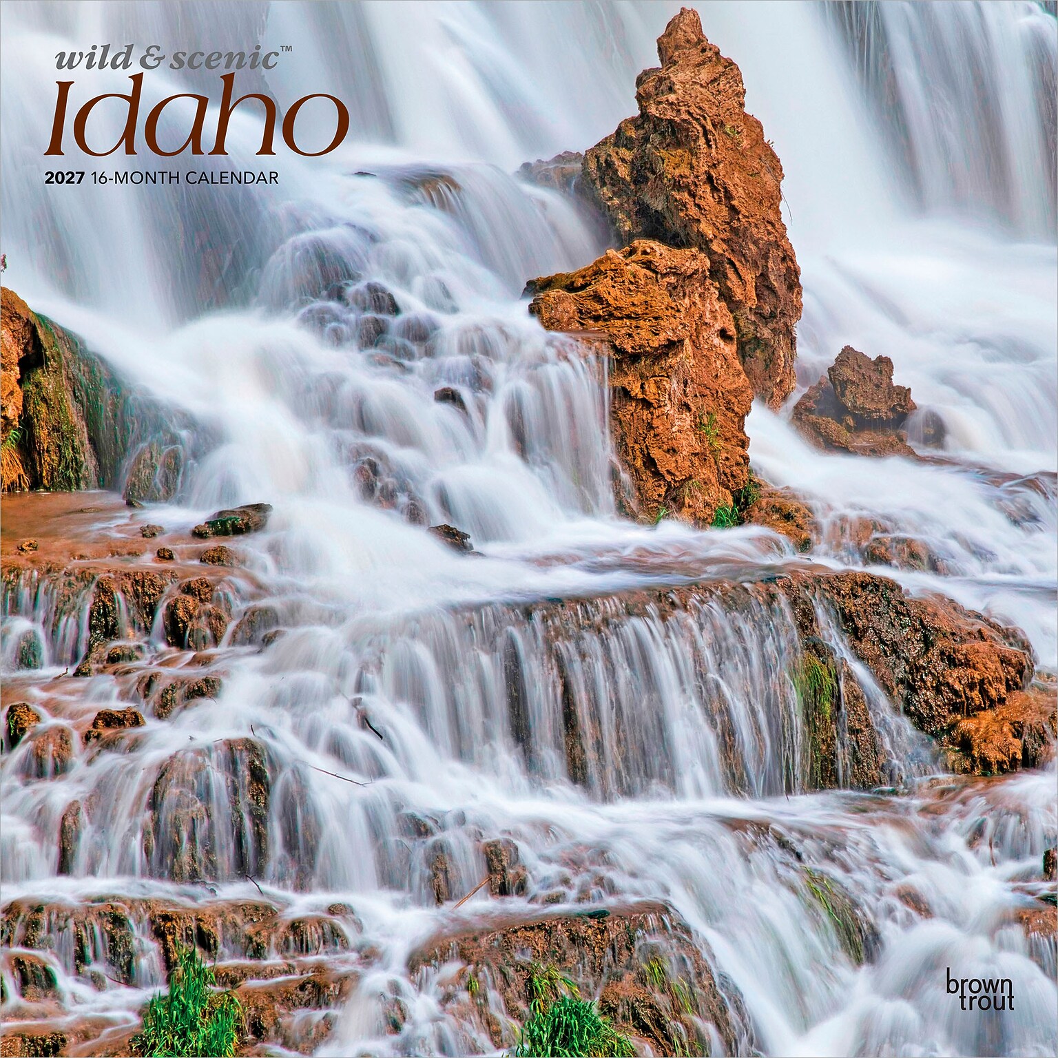 2027 BrownTrout Idaho Wild & Scenic 12 x 12 Monthly Wall Calendar (9798330710560)