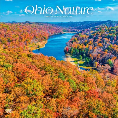 2027 BrownTrout Ohio Nature 12 x 12 Monthly Wall Calendar (9798330710782)
