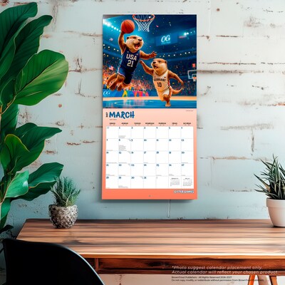 2027 BrownTrout Otter Games 12" x 12" Monthly Wall Calendar (9798330711444)