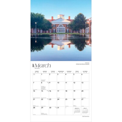 2027 BrownTrout Virginia Places 12" x 12" Monthly Wall Calendar (9798330710805)