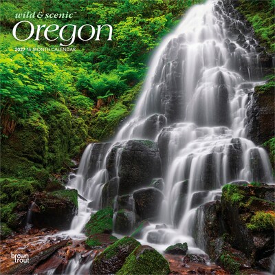 2027 BrownTrout Oregon Wild & Scenic 12 x 12 Monthly Wall Calendar (9798330710829)