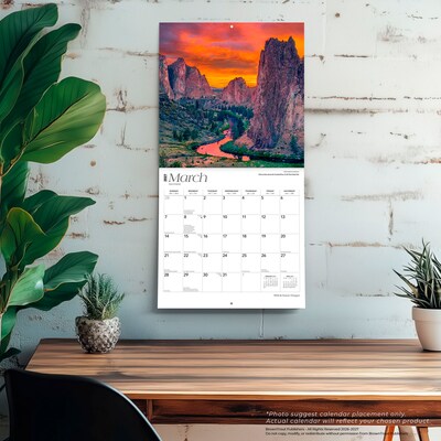 2027 BrownTrout Oregon Wild & Scenic 12" x 12" Monthly Wall Calendar (9798330710829)