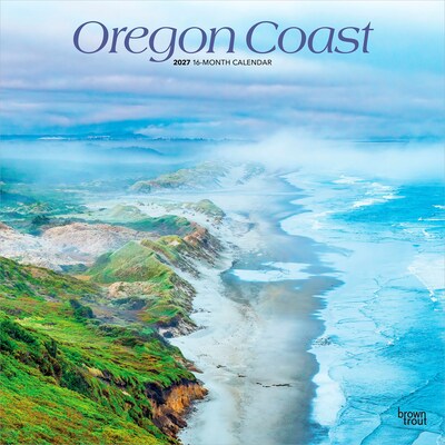 2027 BrownTrout Oregon Coast 12 x 12 Monthly Wall Calendar (9798330710812)