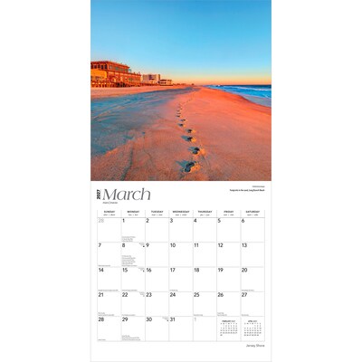 2027 BrownTrout Jersey Shore 12" x 12" Monthly Wall Calendar (9798330710591)