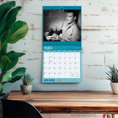 2027 BrownTrout John Wayne in the Movies 12" x 12" Monthly Wall Calendar (9798330713288)