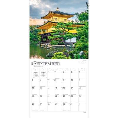 2027 BrownTrout Japan 12" x 12" Monthly Wall Calendar (9798330711673)