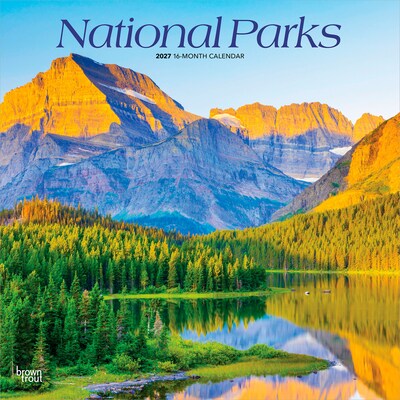 2027 BrownTrout National Parks 12 x 12 Monthly Wall Calendar (9798330710355)