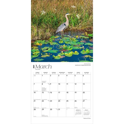 2027 BrownTrout National Parks 12" x 12" Monthly Wall Calendar (9798330710355)