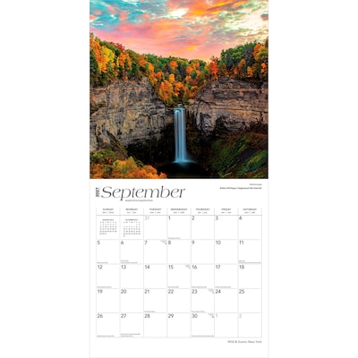 2027 BrownTrout New York Wild & Scenic 12" x 12" Monthly Wall Calendar (9798330710768)