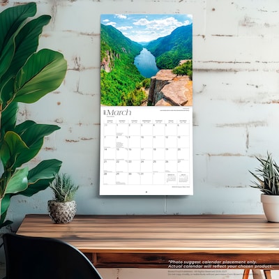 2027 BrownTrout New York Wild & Scenic 12" x 12" Monthly Wall Calendar (9798330710768)