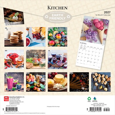 2027 BrownTrout Kitchen 12 x 12 Monthly Wall Calendar (9798330711314)