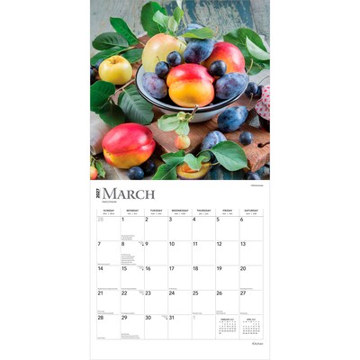 2027 BrownTrout Kitchen 12" x 12" Monthly Wall Calendar (9798330711314)