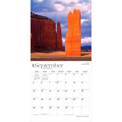 2027 BrownTrout New Mexico Wild & Scenic 12" x 12" Monthly Wall Calendar (9798330710751)