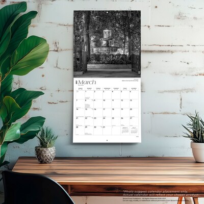 2027 BrownTrout New York City Black & White 12" x 12" Monthly Wall Calendar (9798330711048)