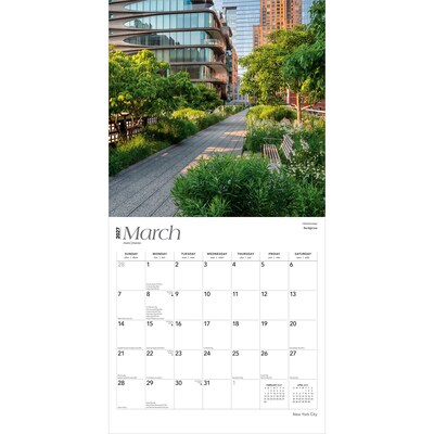 2027 BrownTrout New York City 12" x 12" Monthly Wall Calendar (9798330711031)