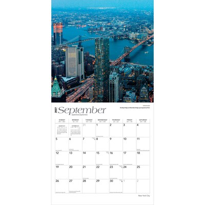2027 BrownTrout New York City 12" x 12" Monthly Wall Calendar (9798330711031)