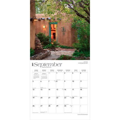 2027 BrownTrout New Mexico Places 12" x 12" Monthly Wall Calendar (9798330714339)