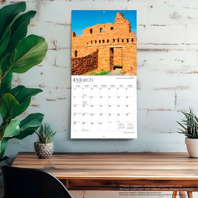 2027 BrownTrout New Mexico Places 12" x 12" Monthly Wall Calendar (9798330714339)