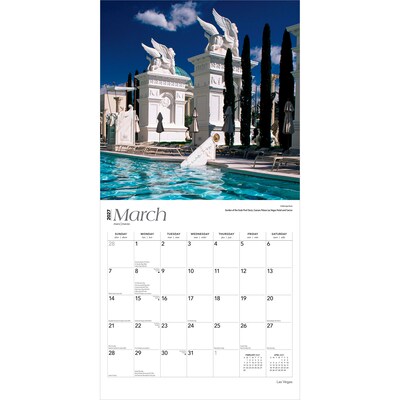 2027 BrownTrout Las Vegas 12" x 12" Monthly Wall Calendar (9798330711024)