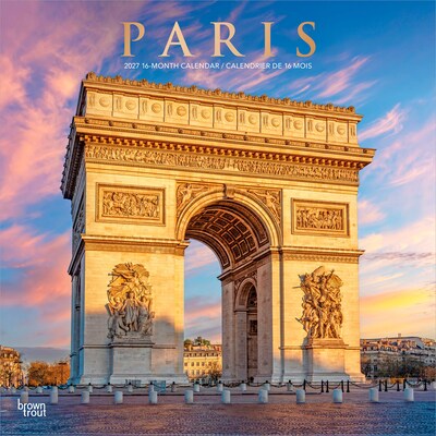2027 BrownTrout Paris 12 x 12 Monthly Wall Calendar (9798330711703)