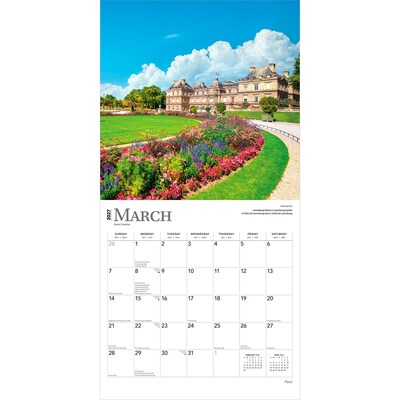 2027 BrownTrout Paris 12" x 12" Monthly Wall Calendar (9798330711703)