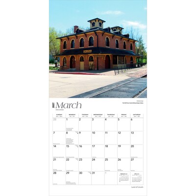 2027 BrownTrout Illinois Places 12" x 12" Monthly Wall Calendar (9798330710614)