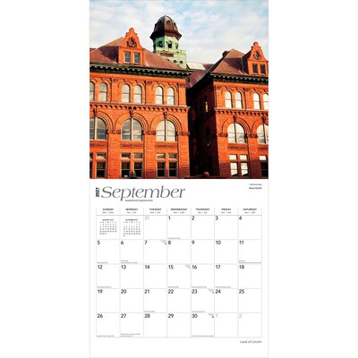 2027 BrownTrout Illinois Places 12" x 12" Monthly Wall Calendar (9798330710614)