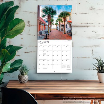 2027 BrownTrout South Carolina Places 12" x 12" Monthly Wall Calendar (9798330714438)